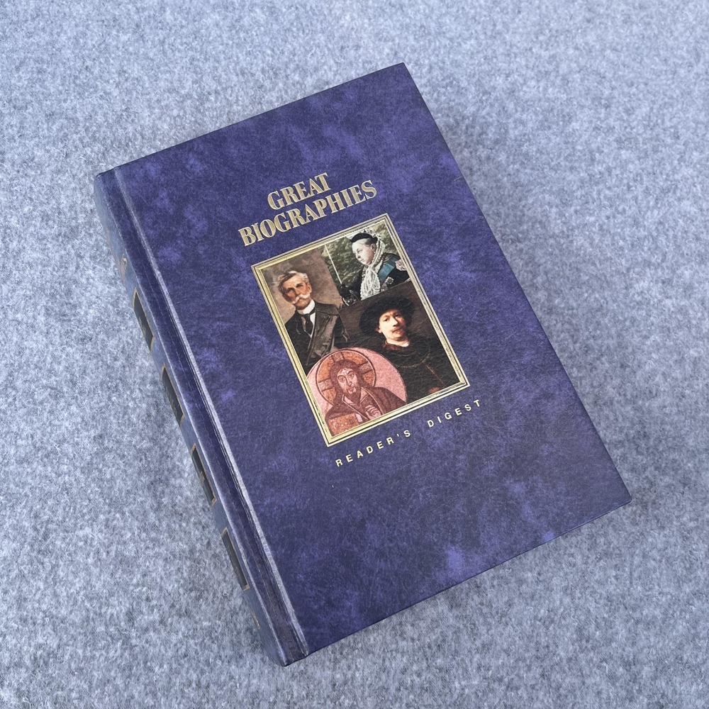 Vintage Readers Digest Great Biographies Queen Victoria Rembrandt Jesus Book